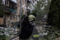 Aftermath Of A Russian Drone Attack In Kharkiv