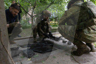 Aftermath Of A Russian Drone Attack In Kharkiv