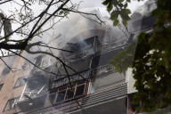 Aftermath Of A Russian Drone Attack In Kharkiv