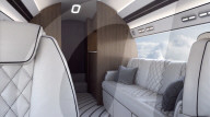 Windowless  private jet for climate conscious billionaires