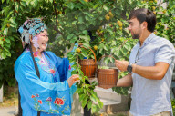 Foreign Students Participated in The Apricot Cultural Exchange Activity
