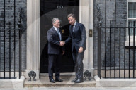 Mark Rutte Visits Downing Street In London