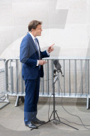 Guests departs Sunday with Laura Kuenssberg at the BBC, Broadcasting House, London, UK.