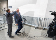 Guests departs Sunday with Laura Kuenssberg at the BBC, Broadcasting House, London, UK.