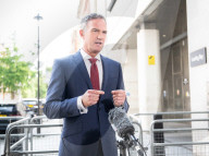 Guests departs Sunday with Laura Kuenssberg at the BBC, Broadcasting House, London, UK.