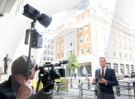 Guests departs Sunday with Laura Kuenssberg at the BBC, Broadcasting House, London, UK.