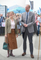 Prince William and  Sophie, Duchess of Edinburgh in Cornwall in Wadebridge, UK.