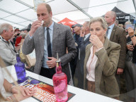 Prince William and  Sophie, Duchess of Edinburgh in Cornwall in Wadebridge, UK.
