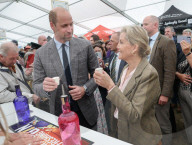 Prince William and  Sophie, Duchess of Edinburgh in Cornwall in Wadebridge, UK.