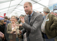 Prince William and  Sophie, Duchess of Edinburgh in Cornwall in Wadebridge, UK.
