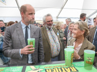 Prince William and  Sophie, Duchess of Edinburgh in Cornwall in Wadebridge, UK.
