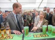 Prince William and  Sophie, Duchess of Edinburgh in Cornwall in Wadebridge, UK.