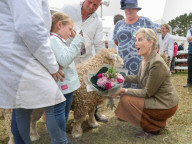Prince William and  Sophie, Duchess of Edinburgh in Cornwall in Wadebridge, UK.