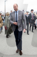 Prince William and  Sophie, Duchess of Edinburgh in Cornwall in Wadebridge, UK.