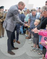 Prince William and  Sophie, Duchess of Edinburgh in Cornwall in Wadebridge, UK.