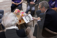 Prime Minister Keir Starmer meets D-Day veteran and Taxi Drivers
