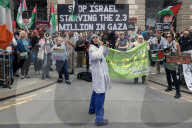 Freedom Flotilla 'Madleen' Protest in London, UK.
