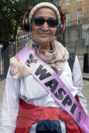 Winter Fuel Payments Protest in London, UK.