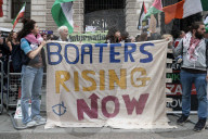 Freedom Flotilla 'Madleen' Protest in London, UK.