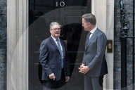 Mark Rutte Visits Downing Street In London