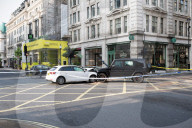 Road Traffic Accident outside the BBC, Broadcasting House, London, UK.