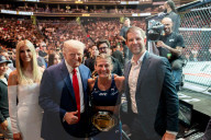 President Trump attends UFC fights