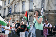 Demonstration In Support Of Freedom Flotilla In Rennes