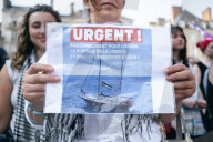 Demonstration In Support Of Freedom Flotilla In Rennes