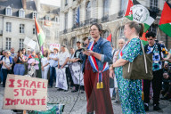 Demonstration In Support Of Freedom Flotilla In Rennes
