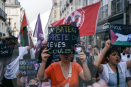 Demonstration In Support Of Freedom Flotilla In Rennes