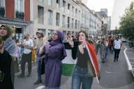 Demonstration In Support Of Freedom Flotilla In Rennes