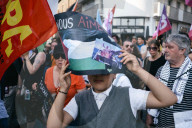 Demonstration In Support Of Freedom Flotilla In Rennes