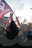 Demonstration In Support Of Freedom Flotilla In Rennes