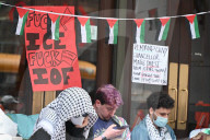 Hunger Strike For Palestine At CUNY Graduate Center In New York City