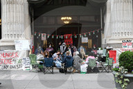 Hunger Strike For Palestine At CUNY Graduate Center In New York City