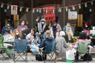 Hunger Strike For Palestine At CUNY Graduate Center In New York City