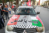 Convoy Of Resilience Departs From Tunis Toward Rafah Border Crossing