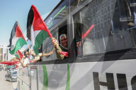 Convoy Of Resilience Departs From Tunis Toward Rafah Border Crossing