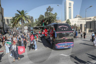 Convoy Of Resilience Departs From Tunis Toward Rafah Border Crossing