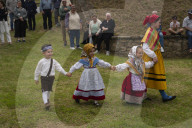 Santa Justa Procession In Ubiarco 