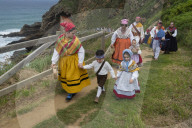 Santa Justa Procession In Ubiarco 