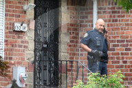 NYPD Collected Evidence And Staged At 152-14 12th Avenue After A Home Invasion And Robbery Where Victims Were Duct Taped And Tied Up