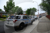 NYPD Collected Evidence And Staged At 152-14 12th Avenue After A Home Invasion And Robbery Where Victims Were Duct Taped And Tied Up