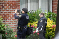 NYPD Collected Evidence And Staged At 152-14 12th Avenue After A Home Invasion And Robbery Where Victims Were Duct Taped And Tied Up