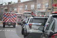 NYPD Collected Evidence And Staged At 152-14 12th Avenue After A Home Invasion And Robbery Where Victims Were Duct Taped And Tied Up