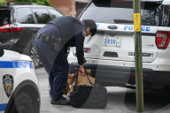 NYPD Collected Evidence And Staged At 152-14 12th Avenue After A Home Invasion And Robbery Where Victims Were Duct Taped And Tied Up