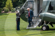 President Trump Returns From Camp David On June 9, 2025.