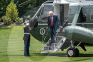 President Trump Returns From Camp David On June 9, 2025.