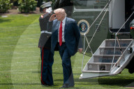 President Trump Returns From Camp David On June 9, 2025.