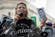 Anti-ICE protest at the Department of Justice in Washington, DC